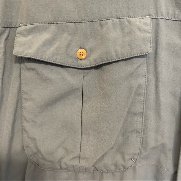 The North Face Men’s Gray Mesh Fishing Shirt Long Sleeves - Picture 4 of 13